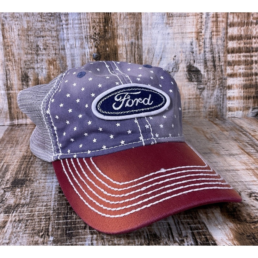 H3 Headwear Ford Cotton Mesh Baseball Adjustable Hat Cap